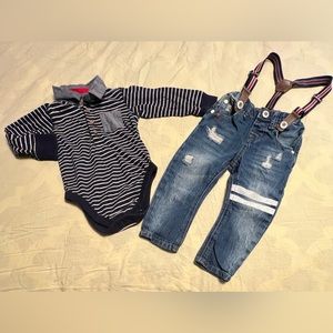 primark suspender outfit 12M